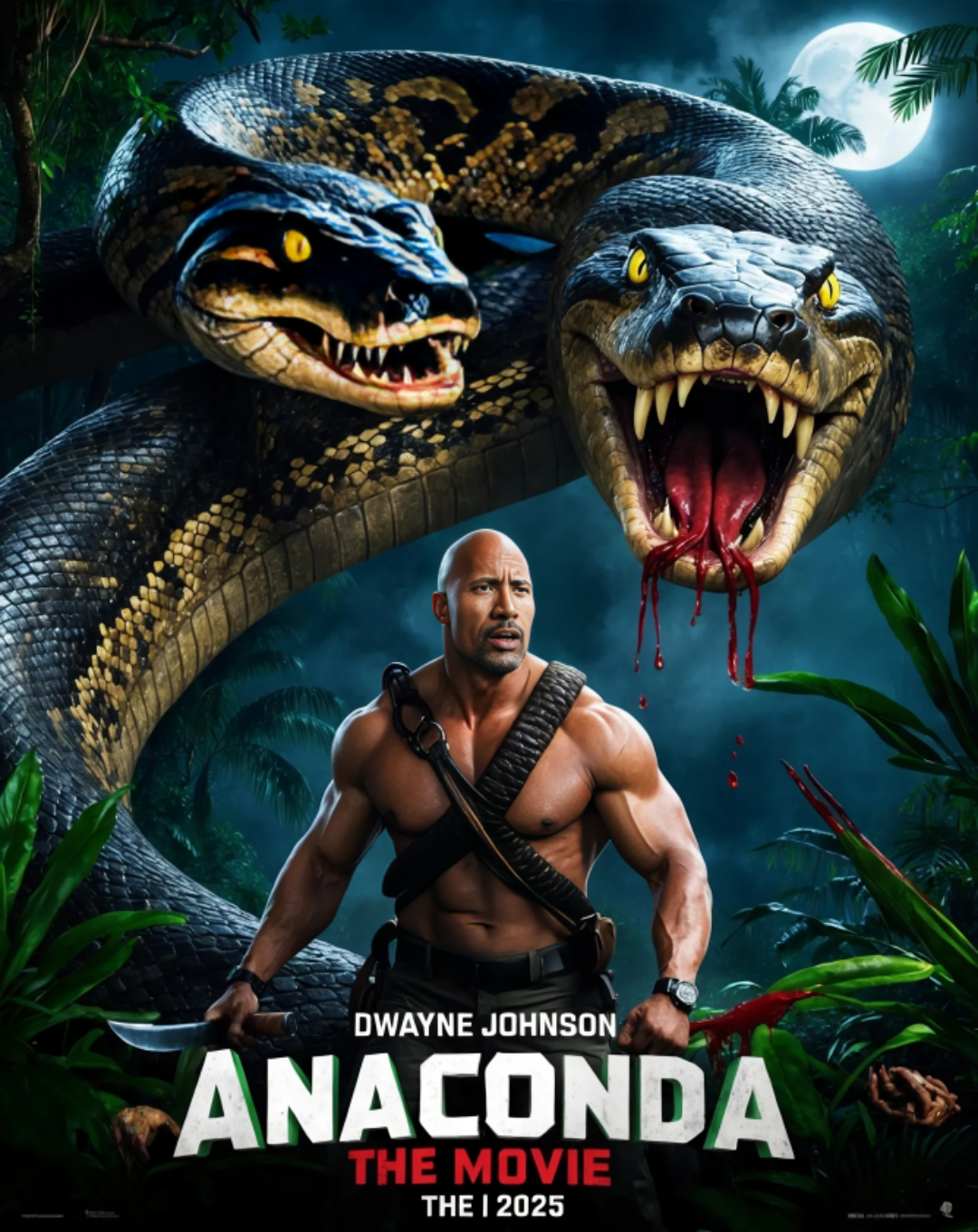 Anaconda The Movie Dwayne Johnson (2025) Sky News